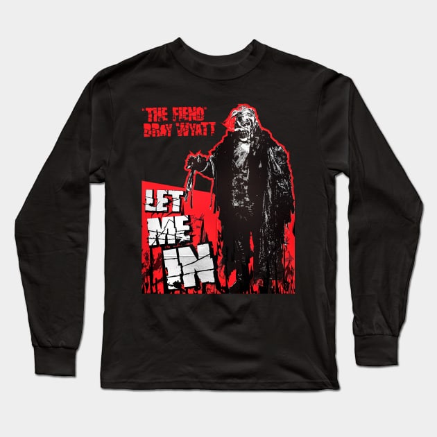 Bray Wyatt - Let Me In Long Sleeve T-Shirt by Kerambawesi